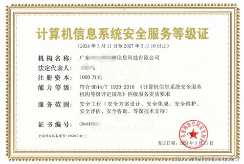 计算机信息系统安全服务等级证办理全攻略 聚焦信息系统集成服务